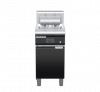waldorf bold fn8124eeh-b0 450mm electric fryer with electronic control and high splashback
