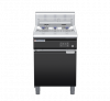 waldorf bold fn8135eeh-b0 600mm electric fryer with electronic control and high splashback