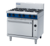blue seal evolution series g506d - 900mm gas range static oven