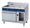 blue seal evolution series g508a - 1200mm gas range static oven