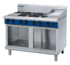 blue seal evolution series g518c-cb - 1200mm gas cooktop  cabinet base