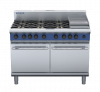 blue seal evolution series g528c - 1200mm gas range double static oven