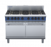 blue seal evolution series g528d - 1200mm gas range double static oven