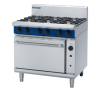 blue seal evolution series g56d - 900mm gas range convection oven