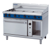 blue seal evolution series g58a - 1200mm gas range convection oven