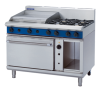 blue seal evolution series g58b - 1200mm gas range convection oven