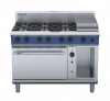 blue seal evolution series g58c - 1200mm gas range convection oven