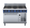 blue seal evolution series g58d - 1200mm gas range convection oven