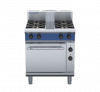 blue seal evolution series ge54d - 750mm gas range electric convection oven