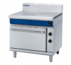 blue seal evolution series ge576 - 900mm gas target top electric convection oven range