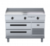 waldorf 800 series gpl8120e-rb - 1200mm electric griddle low back version - refrigerated base