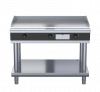 waldorf bold gplb8120e-ls - 1200mm electric griddle low back version - leg stand