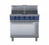 blue seal evolution series in54r5 - 900mm induction range convection oven