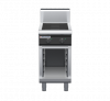 waldorf cue in8200hf-cb-c0 450mm electric induction cooktop on cabinet base with high splashback