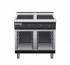 waldorf bold in8400lr3-cb-b0 900mm electric induction cooktop on cabinet base with low splashback