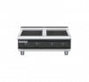 waldorf cue in8400lr3f-b-c0 900mm electric induction cooktop bench model with low splashback
