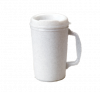 aladdin temp-rite k309 - 34oz / 1l water / beverage jug and lid - ivory