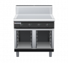 waldorf bold rn8104eh-cb-b0 900mm electric solid top on cabinet base with high splashback