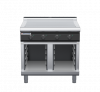 waldorf cue rn8104el-cb-c0 900mm electric solid top on cabinet base with low splashback