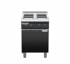 waldorf bold rn8400el-cd-b0 600mm electric cooktop sealed hobs on cabinet base with door and low splashback