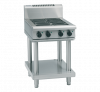 waldorf 800 series rnl8406e-ls - 600mm electric cooktop low back version  leg stand