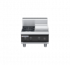 waldorf cue rn8403gh-b-c0 600mm gas cooktop bench model with high splashback