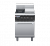 waldorf cue rn8413gh-c0 600mm gas oven range with high splashback