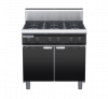waldorf bold rn8600gh-cd-b0 900mm gas cooktop oncabinet base with door and high splashback