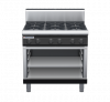 waldorf bold rn8600gh-ob-b0 900mm gas cooktop on open base with high splashback