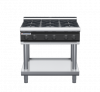 waldorf cue rn8600gl-ls-c0 900mm gas cooktop on leg stand with low splashback
