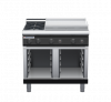 waldorf bold rn8606gl-cb-b0 900mm gas cooktop on cabinet base with low splashback