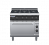 waldorf cue rn8610gecl-c0 900mm gas oven range with low splashback