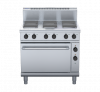 waldorf 800 series rn8610sec - 900mm electric sealed hobs range convection oven