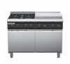 waldorf cue rn8806gl-cd-c0 1200mm gas cooktop oncabinet base with door and low splashback