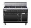 waldorf bold rn8810gech-b0 1200mm gas oven range with high splashback