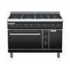 waldorf bold rn8810gel-b0 1200mm gas oven range with low splashback