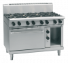 waldorf 800 series rnl8810ge - 1200mm gas range electric static oven low back version