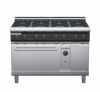 waldorf cue rn8810gl-c0 1200mm gas oven range with low splashback