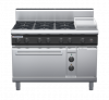 waldorf cue rn8813gech-c0 1200mm gas oven range with high splashback