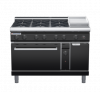 waldorf bold rn8813gl-b0 1200mm gas oven range with low splashback