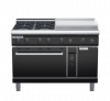 waldorf bold rn8816gcl-b0 1200mm gas oven range with low splashback