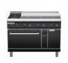 waldorf bold rn8819gl-b0 1200mm gas oven range with low splashback