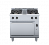 waldorf 800 series rnl8510g - 750mm gas range static oven low back version