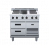 waldorf 800 series rnl8600e-rb - 900mm electric cooktop low back version  refrigerated base