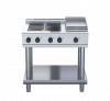 waldorf 800 series rnl8603e-ls - 900mm electric cooktop low back version  leg stand