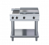 waldorf 800 series rnl8606e-ls - 900mm electric cooktop low back version  leg stand