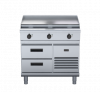 waldorf 800 series rnl8609e-rb - 900mm electric cooktop low back version  refrigerated base