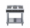 waldorf bold rnlb8600se-ls - 900mm electric cooktop sealed hobs  low back version - leg stand