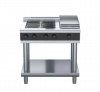 waldorf bold rnlb8603e-ls - 900mm electric cooktop low back version - leg stand