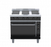 waldorf bold rnlb8610se - 600mm electric sealed hobs range static oven low back version
